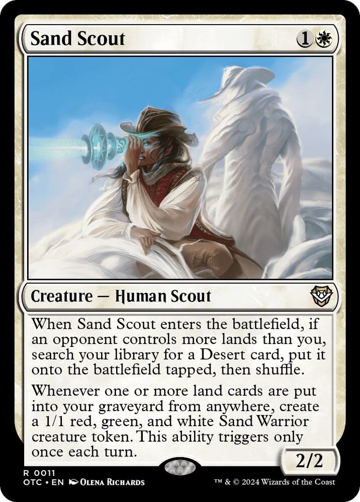 Sand Scout (11) [Outlaws of Thunder Junction Commander]