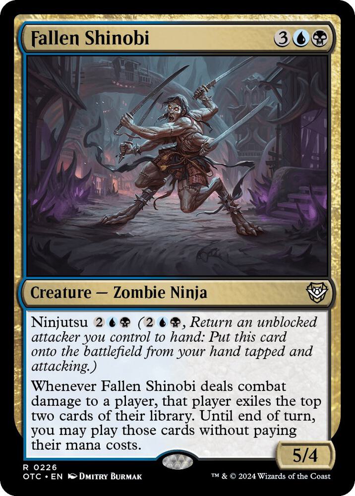 Fallen Shinobi (226) [Outlaws of Thunder Junction Commander]
