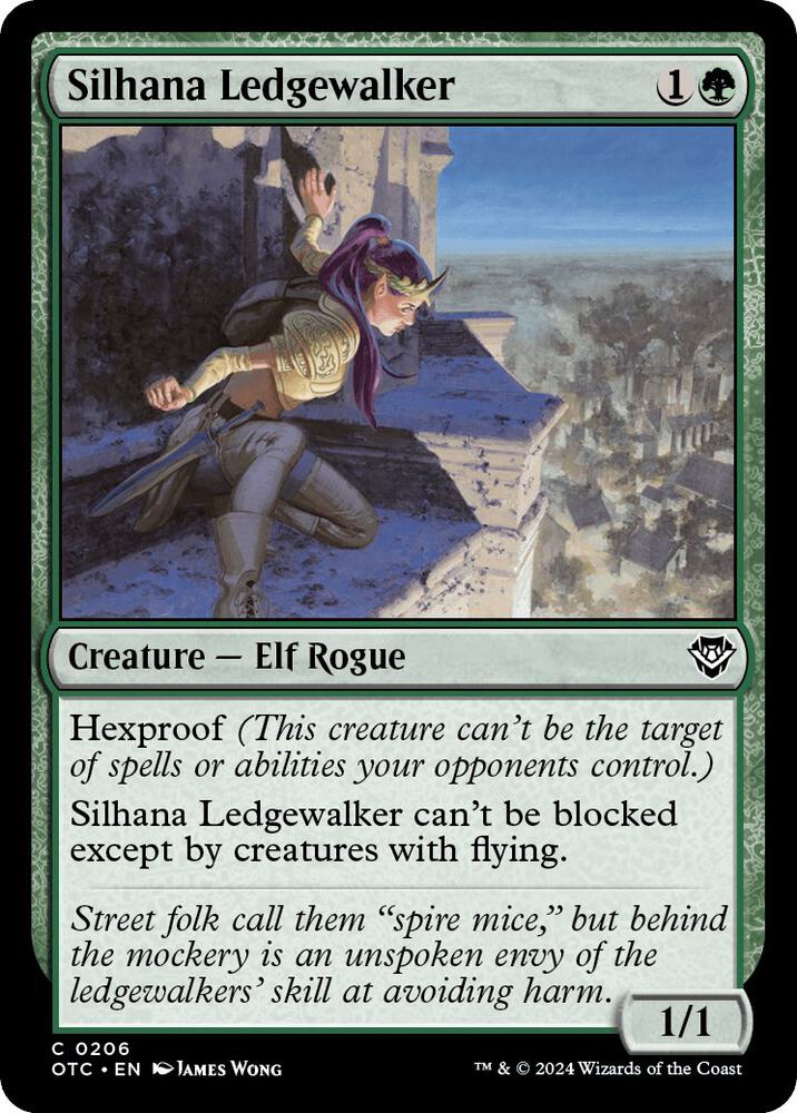 Silhana Ledgewalker (206) [Outlaws of Thunder Junction Commander]
