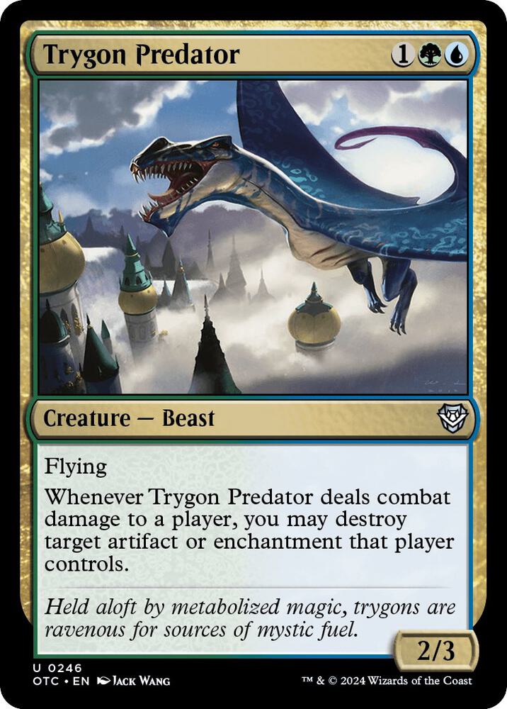 Trygon Predator (246) [Outlaws of Thunder Junction Commander]