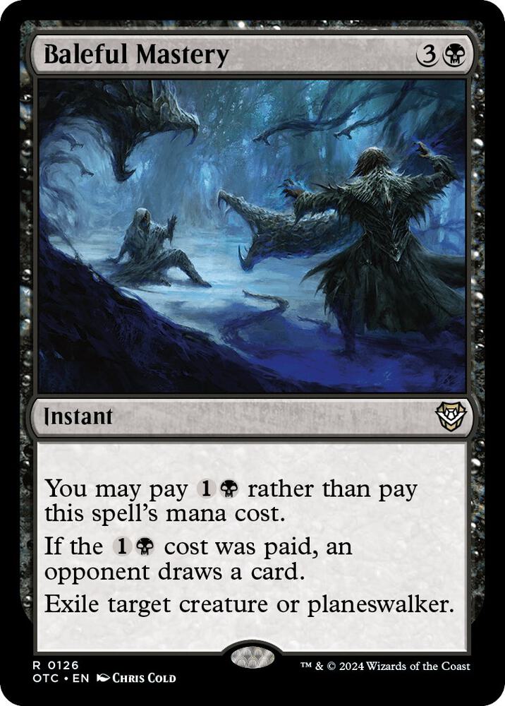 Baleful Mastery (126) [Outlaws of Thunder Junction Commander]