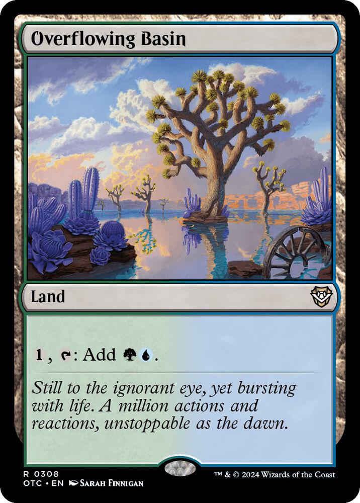 Overflowing Basin (308) [Outlaws of Thunder Junction Commander]