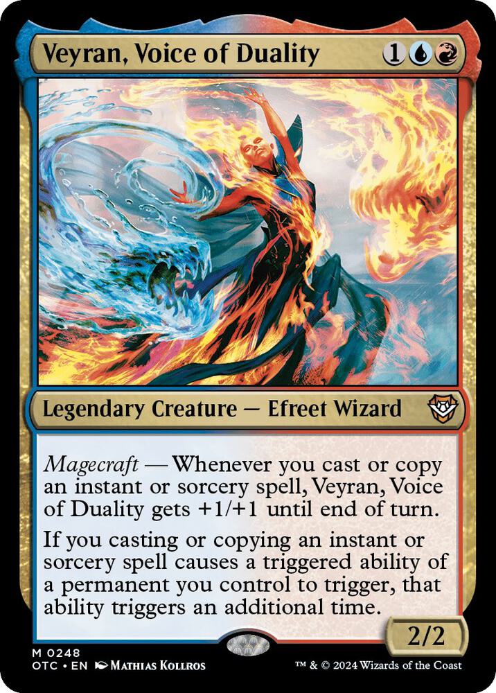Veyran, Voice of Duality (248) [Outlaws of Thunder Junction Commander]