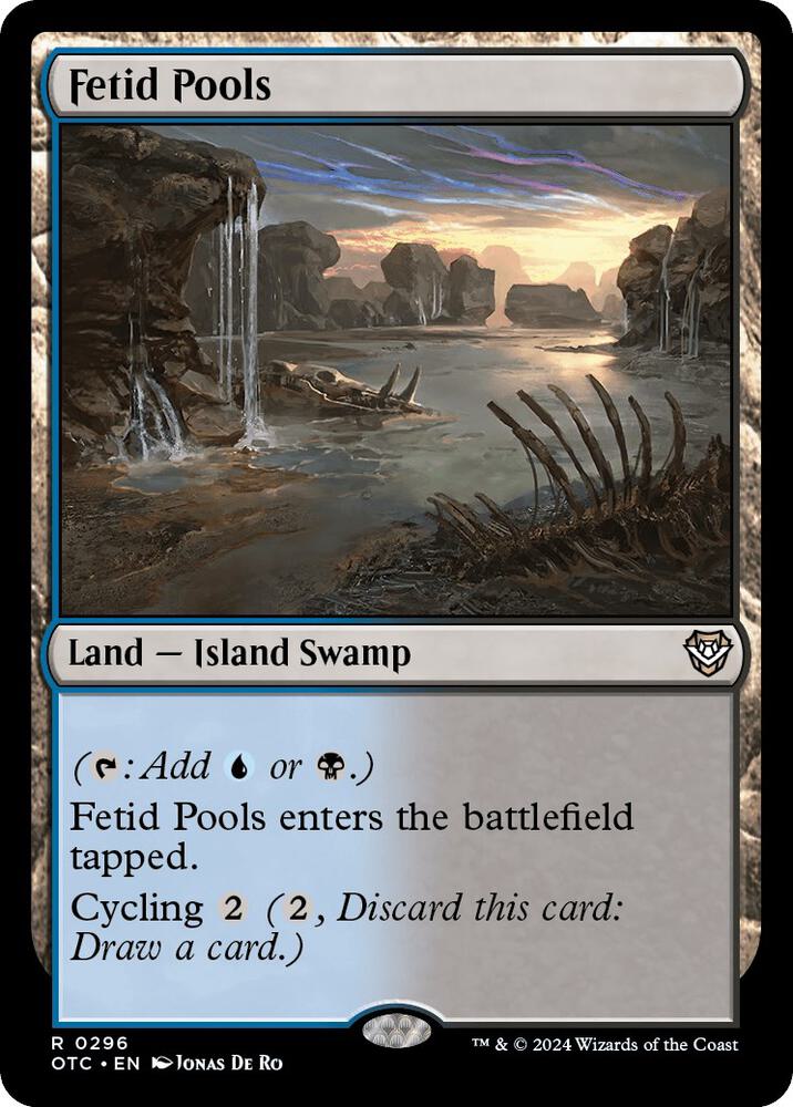 Fetid Pools (296) [Outlaws of Thunder Junction Commander]