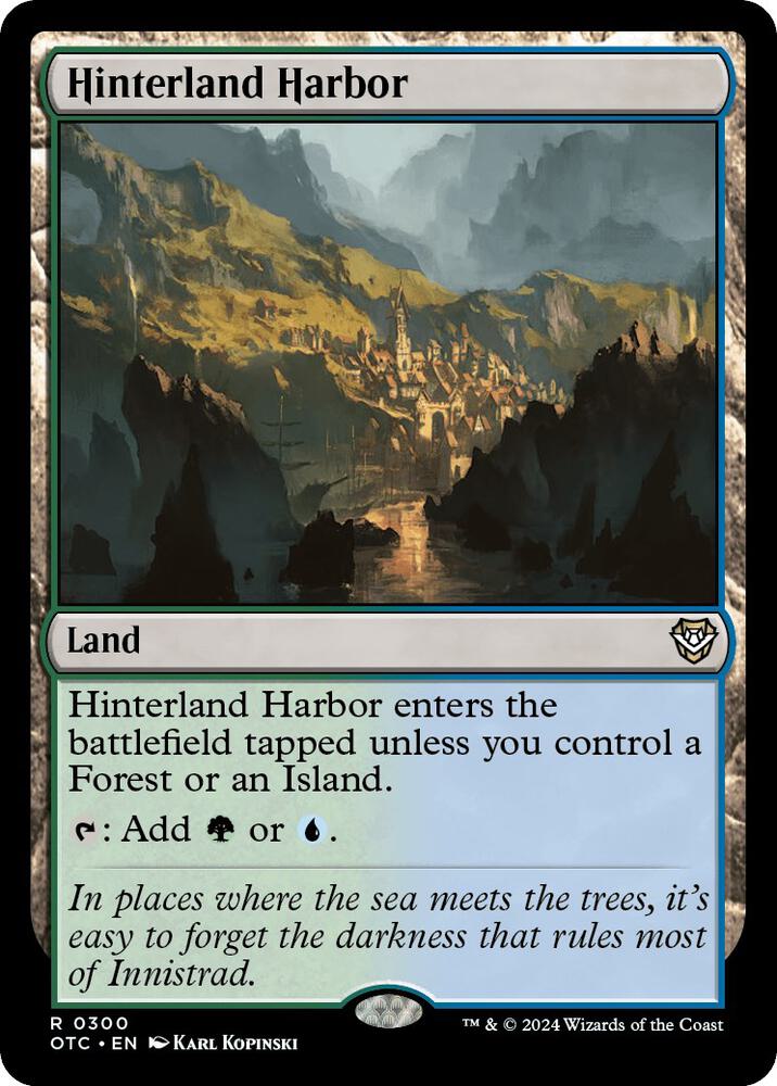 Hinterland Harbor (300) [Outlaws of Thunder Junction Commander]