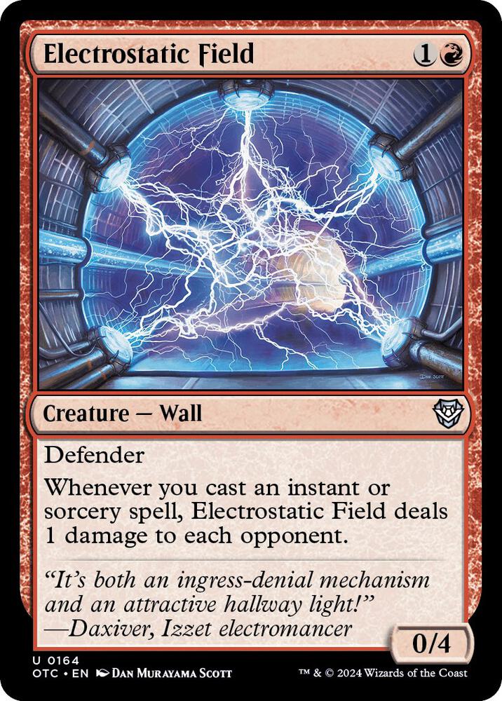 Electrostatic Field (164) [Outlaws of Thunder Junction Commander]