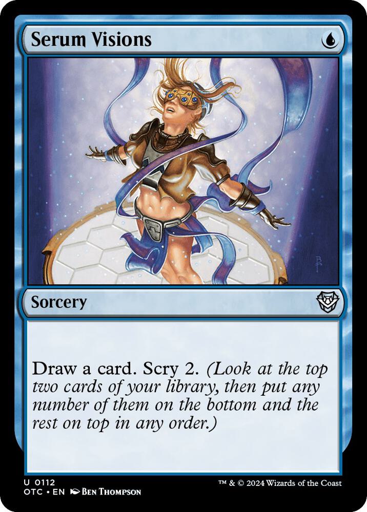 Serum Visions (112) [Outlaws of Thunder Junction Commander]