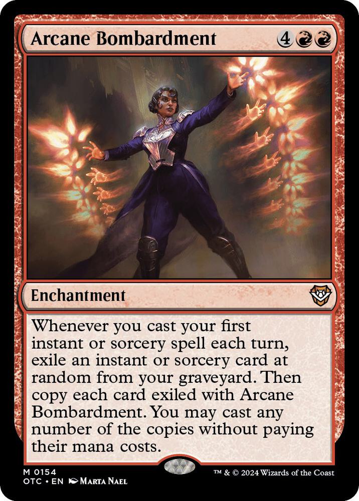 Arcane Bombardment (154) [Outlaws of Thunder Junction Commander]