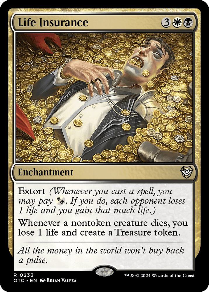 Life Insurance (233) [Outlaws of Thunder Junction Commander]