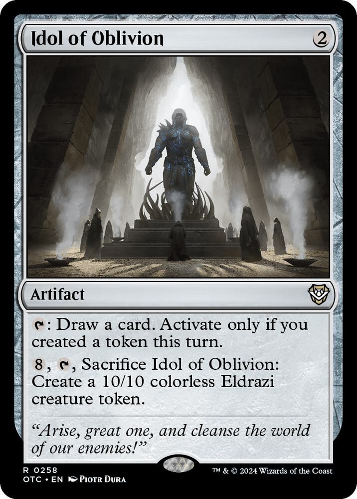 Idol of Oblivion (258) [Outlaws of Thunder Junction Commander]