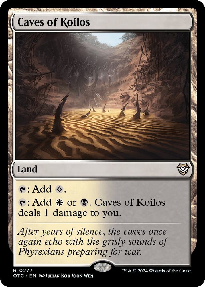 Caves of Koilos (277) [Outlaws of Thunder Junction Commander]