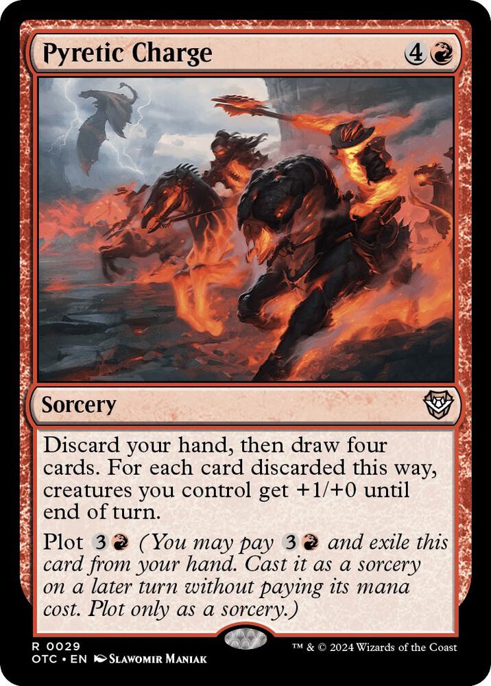 Pyretic Charge (29) [Outlaws of Thunder Junction Commander]