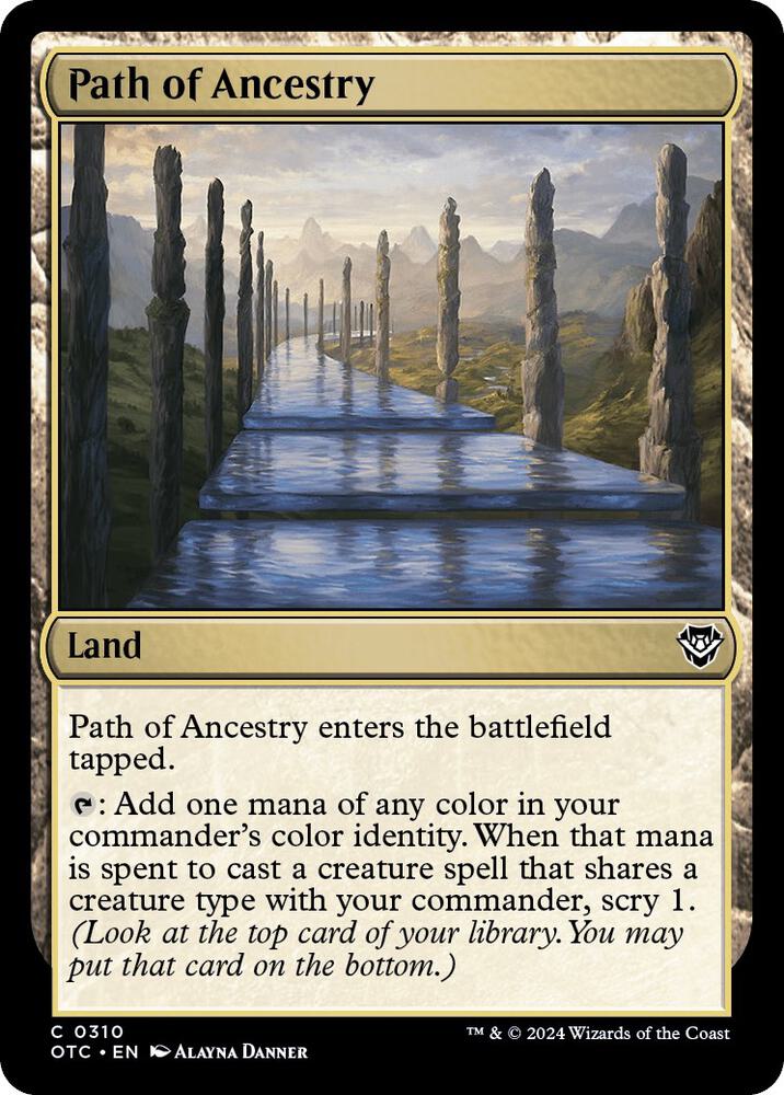 Path of Ancestry (310) [Outlaws of Thunder Junction Commander]