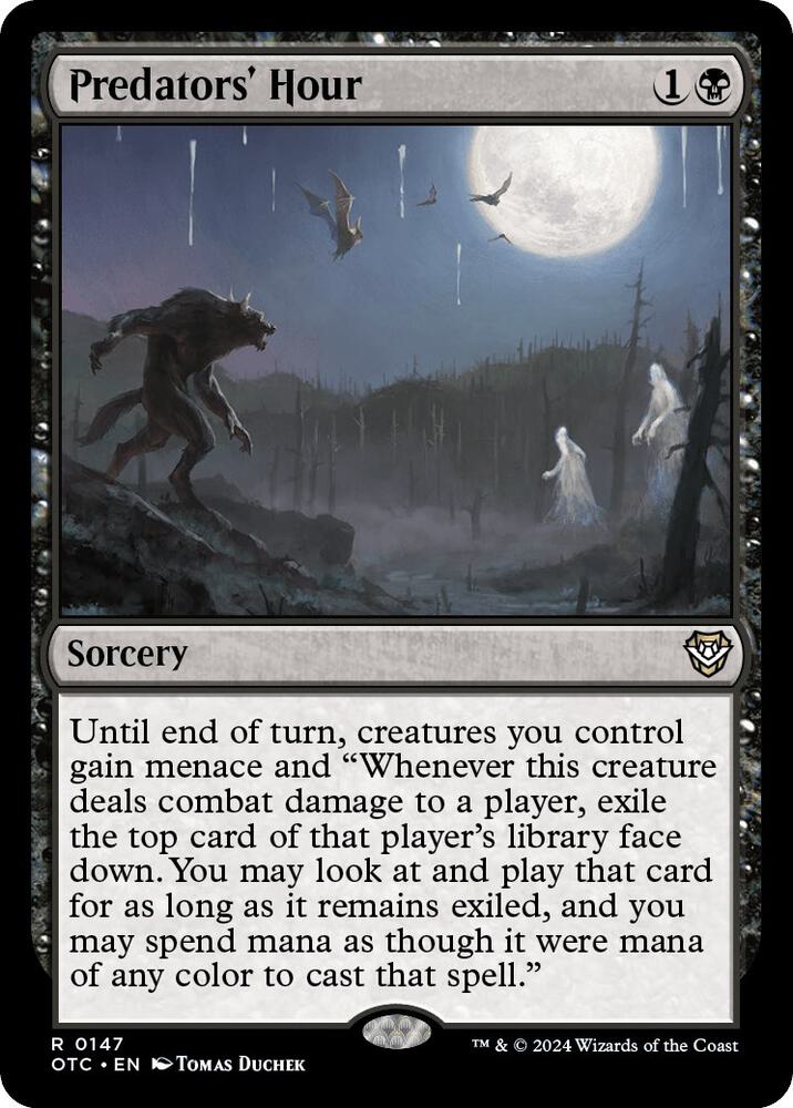 Predators' Hour (147) [Outlaws of Thunder Junction Commander]