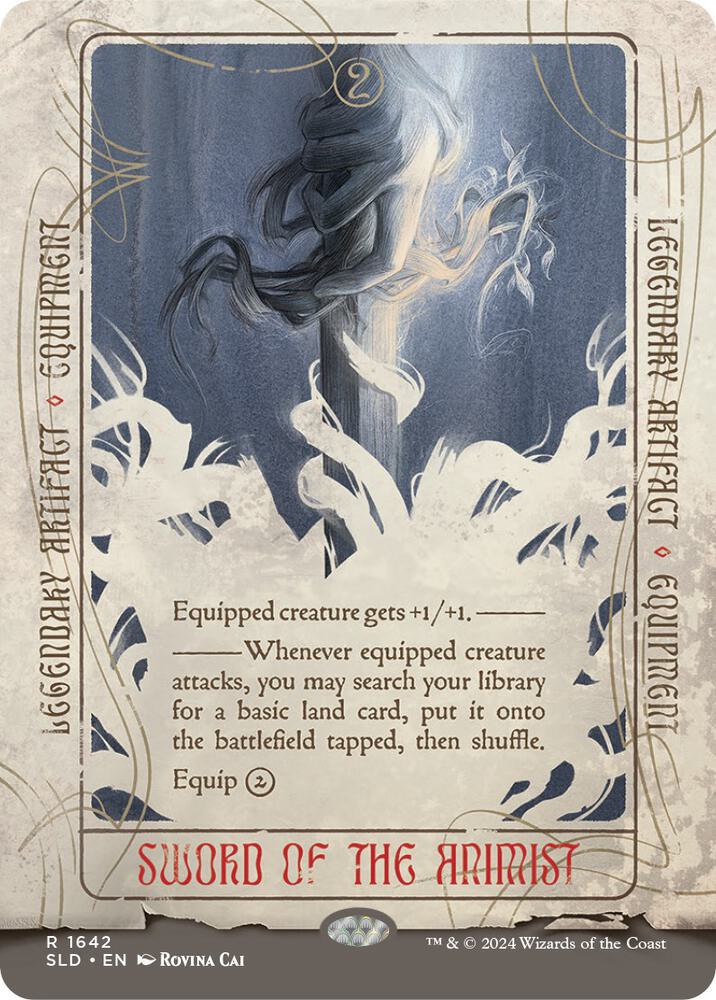 Sword of the Animist (1642) [Secret Lair Drop]