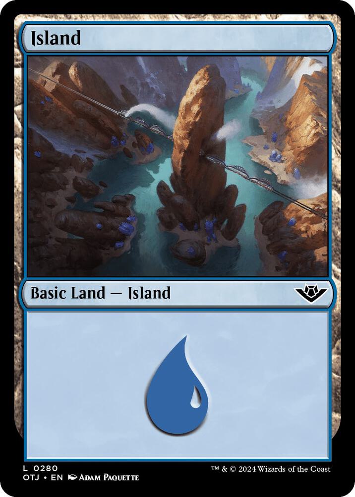Island (0280) [Outlaws of Thunder Junction]