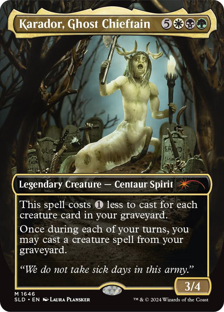 Karador, Ghost Chieftain (1646) [Secret Lair Drop]