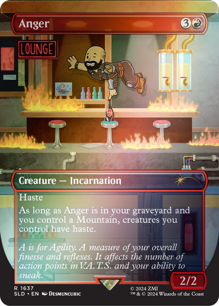 Anger (Rainbow Foil) (1637) [Secret Lair Drop]