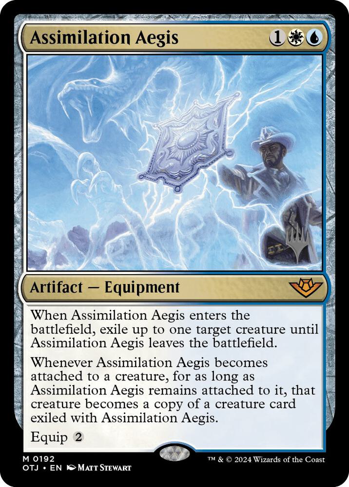 Assimilation Aegis (192) [Outlaws of Thunder Junction Promos]