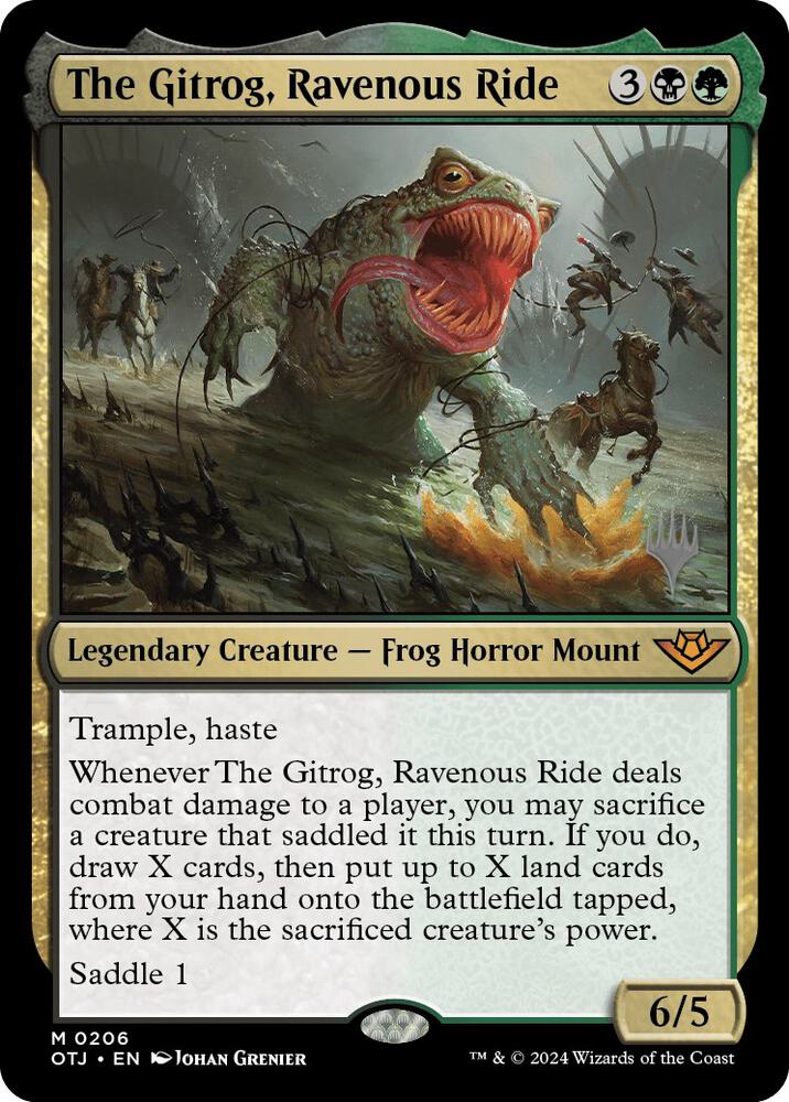 The Gitrog, Ravenous Ride (206) [Outlaws of Thunder Junction Promos]
