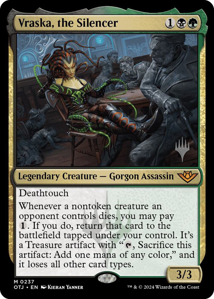 Vraska, the Silencer (237) [Outlaws of Thunder Junction Promos]