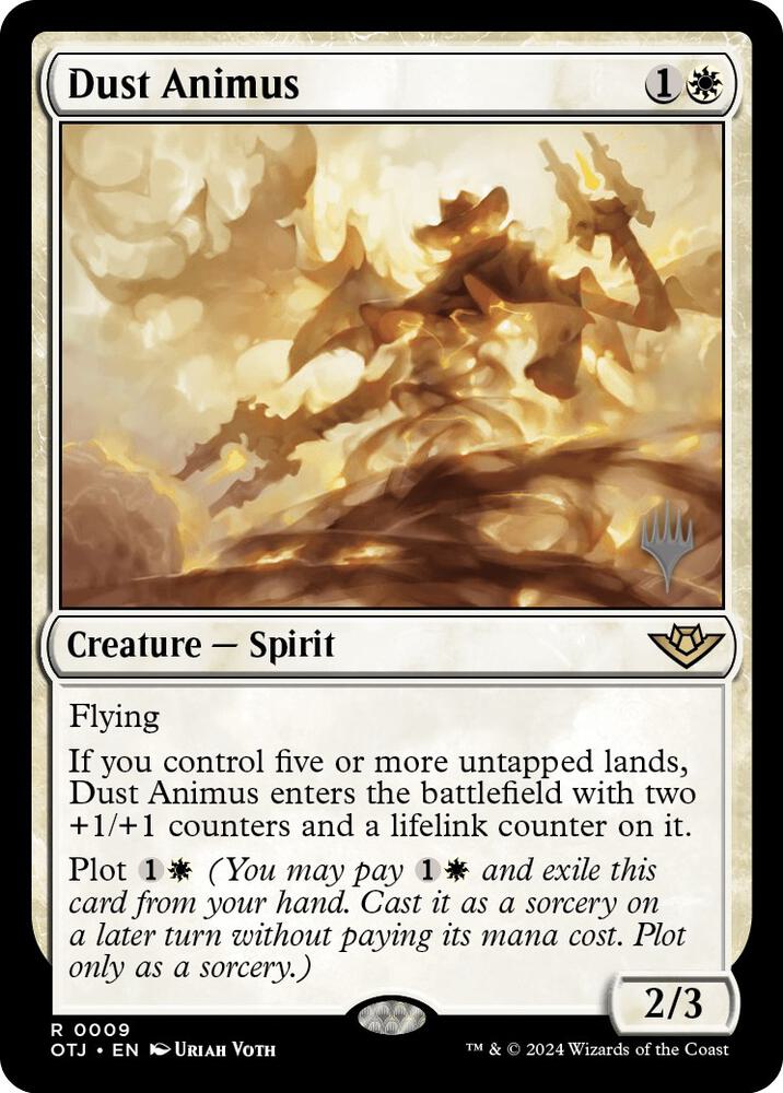Dust Animus (9) [Outlaws of Thunder Junction Promos]