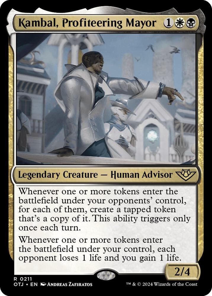 Kambal, Profiteering Mayor (211) [Outlaws of Thunder Junction Promos]