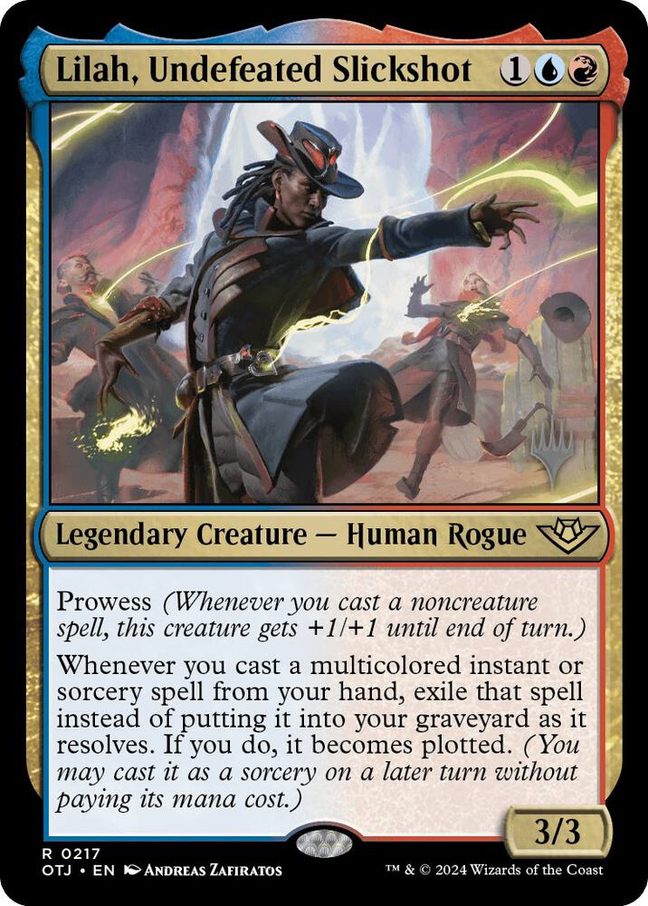Lilah, Undefeated Slickshot (217) [Outlaws of Thunder Junction Promos]