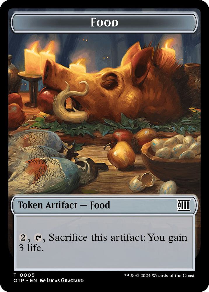 Food // Plot Double-Sided Token (5 // 20) [Breaking News]