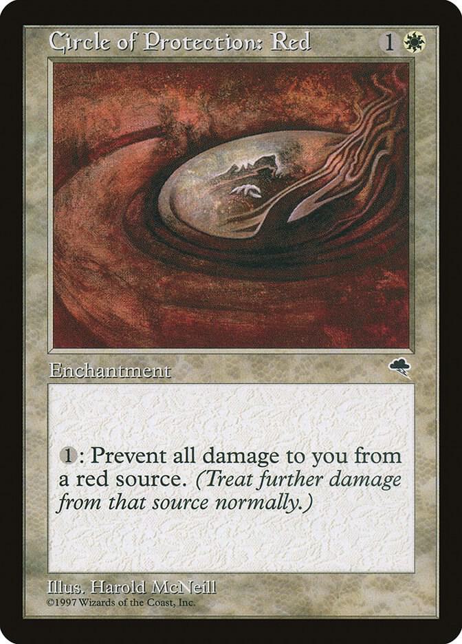 Circle of Protection: Red (11) [Tempest]