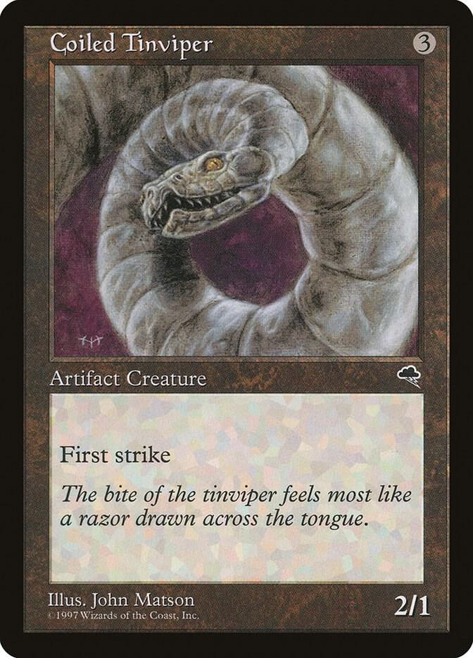 Coiled Tinviper (279) [Tempest]