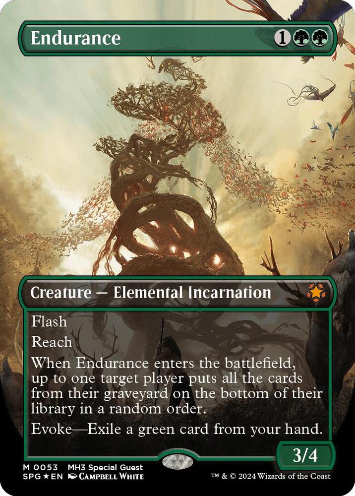 Endurance (Borderless) (Textured Foil) (53) [Special Guests]
