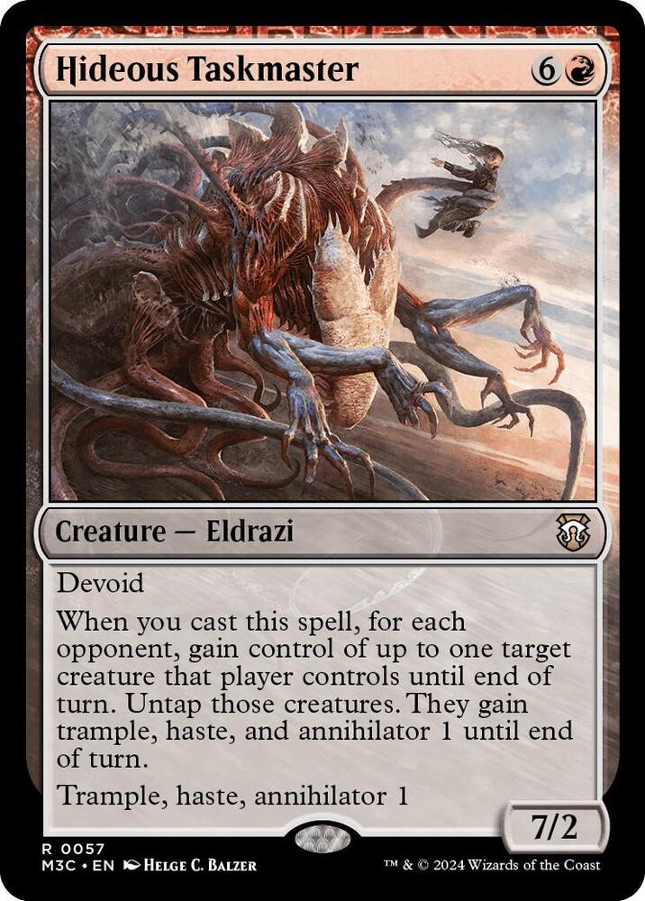 Hideous Taskmaster (57) [Modern Horizons 3 Commander]