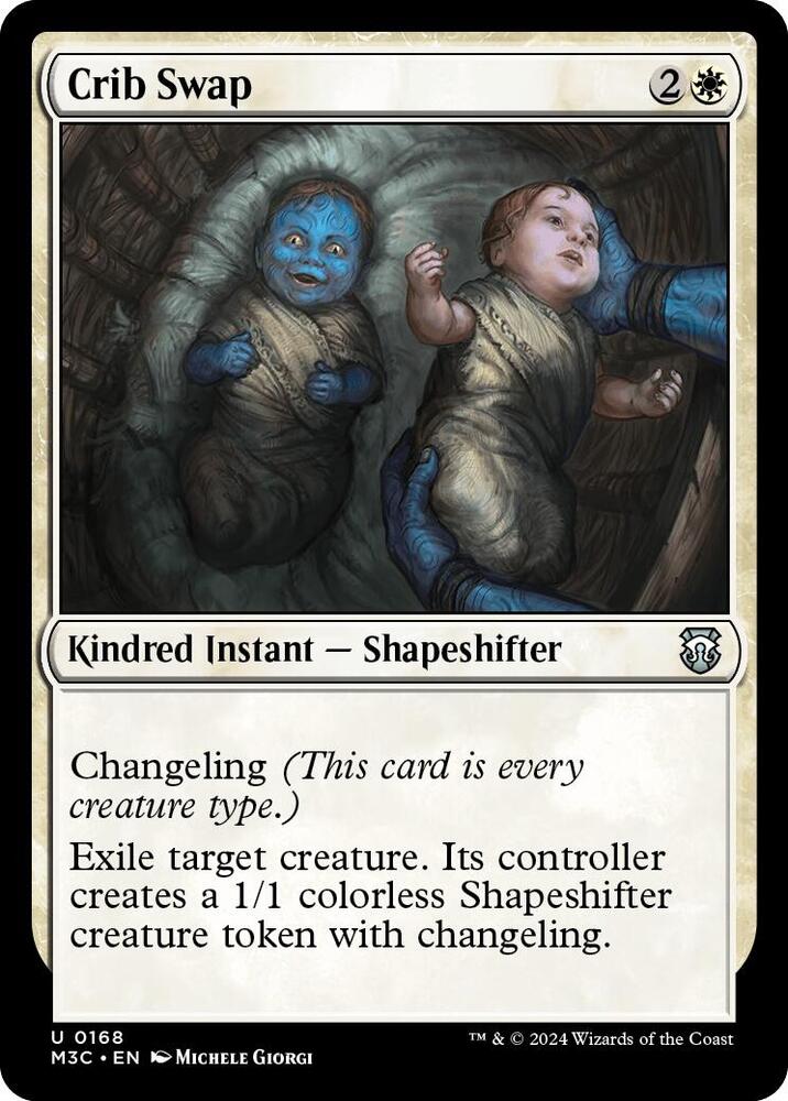 Crib Swap (Ripple Foil) (168) [Modern Horizons 3 Commander]