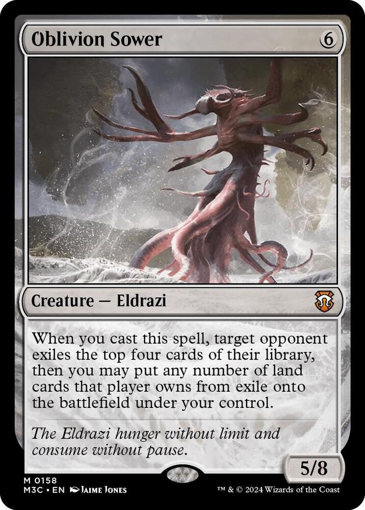 Oblivion Sower (Ripple Foil) (158) [Modern Horizons 3 Commander]