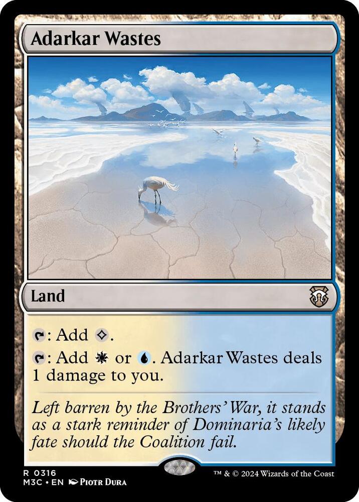 Adarkar Wastes (316) [Modern Horizons 3 Commander]