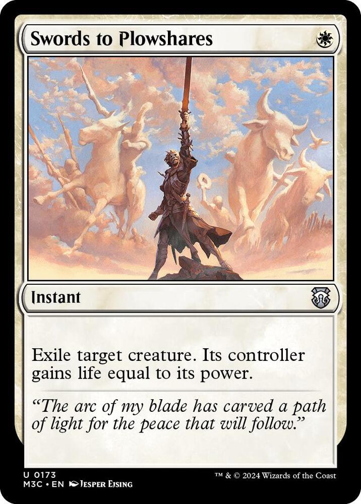 Swords to Plowshares (173) [Modern Horizons 3 Commander]