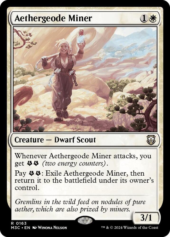 Aethergeode Miner (163) [Modern Horizons 3 Commander]