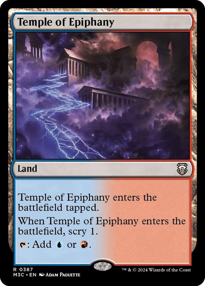 Temple of Epiphany (387) [Modern Horizons 3 Commander]