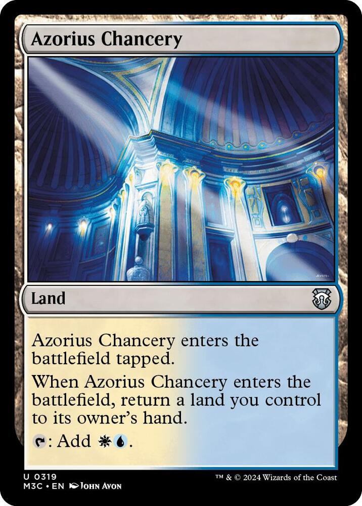 Azorius Chancery (319) [Modern Horizons 3 Commander]