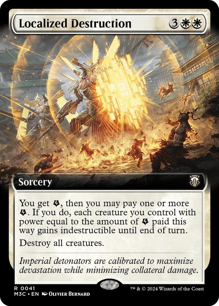 Localized Destruction (Extended Art) (Ripple Foil) (41) [Modern Horizons 3 Commander]