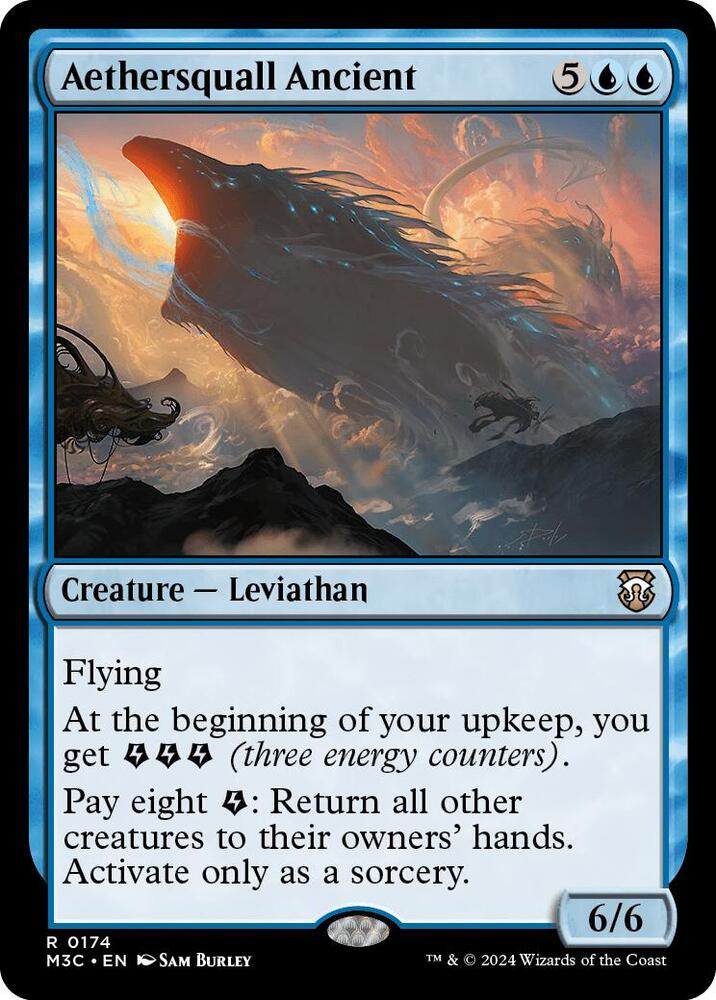 Aethersquall Ancient (Ripple Foil) (174) [Modern Horizons 3 Commander]