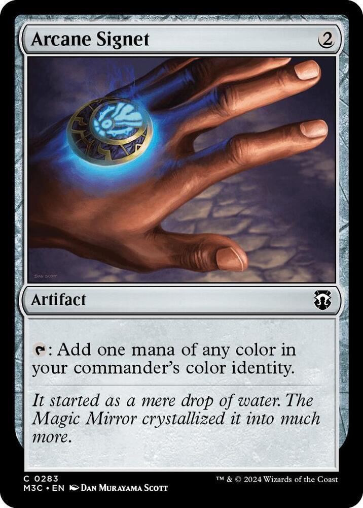Arcane Signet (Ripple Foil) (283) [Modern Horizons 3 Commander]