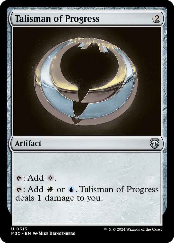 Talisman of Progress (Ripple Foil) (313) [Modern Horizons 3 Commander]
