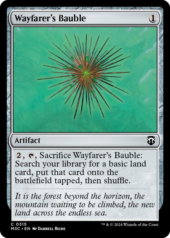 Wayfarer's Bauble (Ripple Foil) (315) [Modern Horizons 3 Commander]