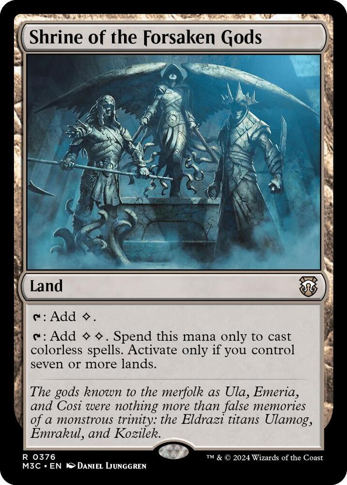 Shrine of the Forsaken Gods (376) [Modern Horizons 3 Commander]