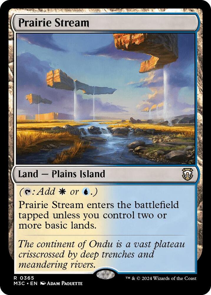 Prairie Stream (Ripple Foil) (365) [Modern Horizons 3 Commander]