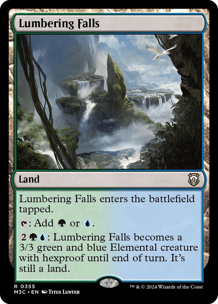 Lumbering Falls (355) [Modern Horizons 3 Commander]