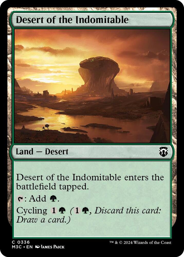 Desert of the Indomitable (336) [Modern Horizons 3 Commander]