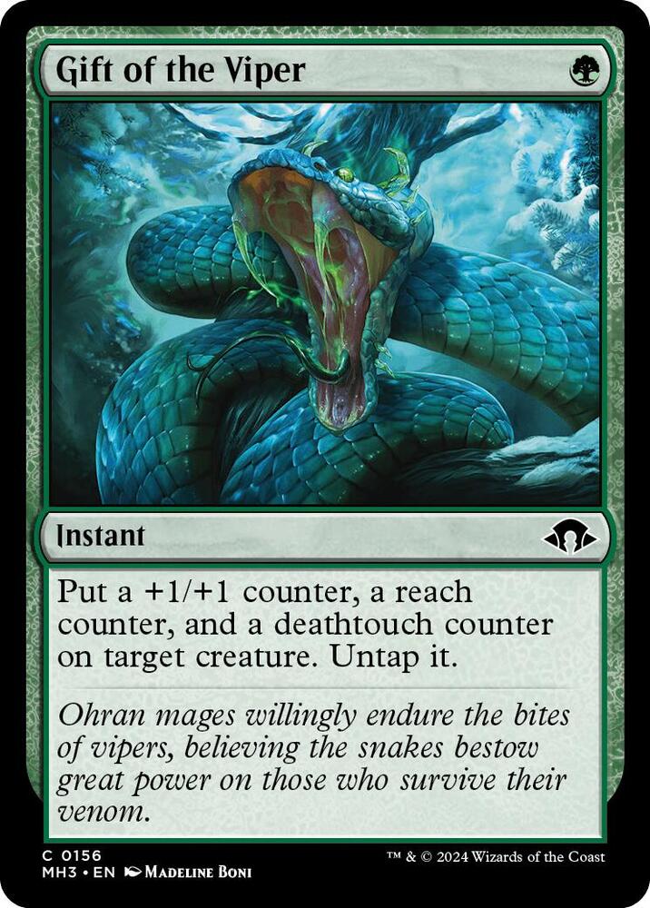 Gift of the Viper (156) [Modern Horizons 3]